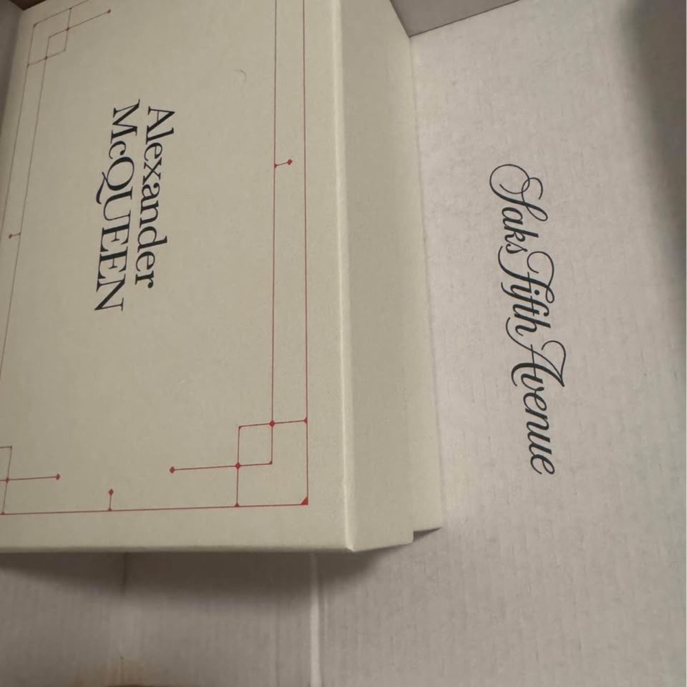Alexander McQueen Cream Coffee Table Book with Elegant Accents
